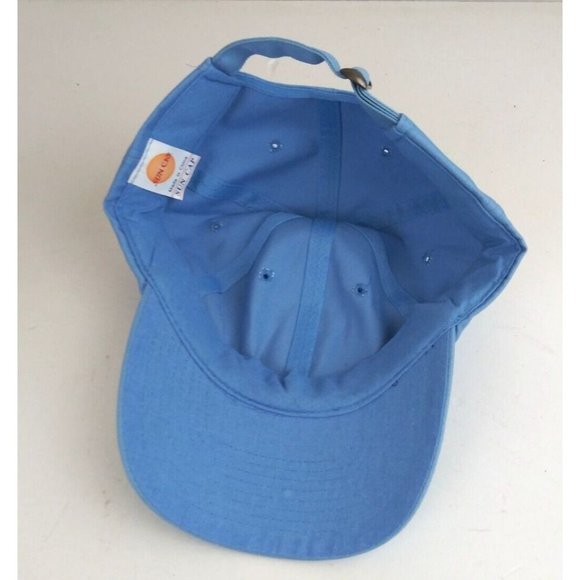Solid Light Blue Unisex Adjustable Baseball Cap - Picture 4 of 5